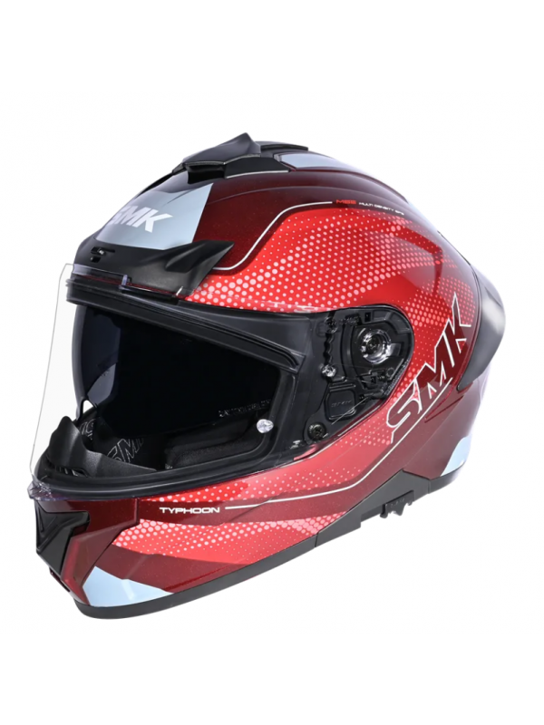 CASCO SMK TYPHOON MYSTIC GL336 ROJO