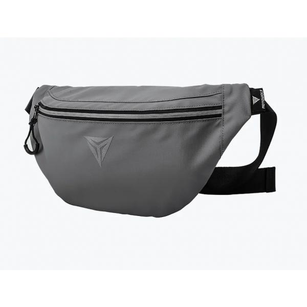 RIÑONERA MOTOWOLF IMPERMEABLE REFLECTIVO GRIS